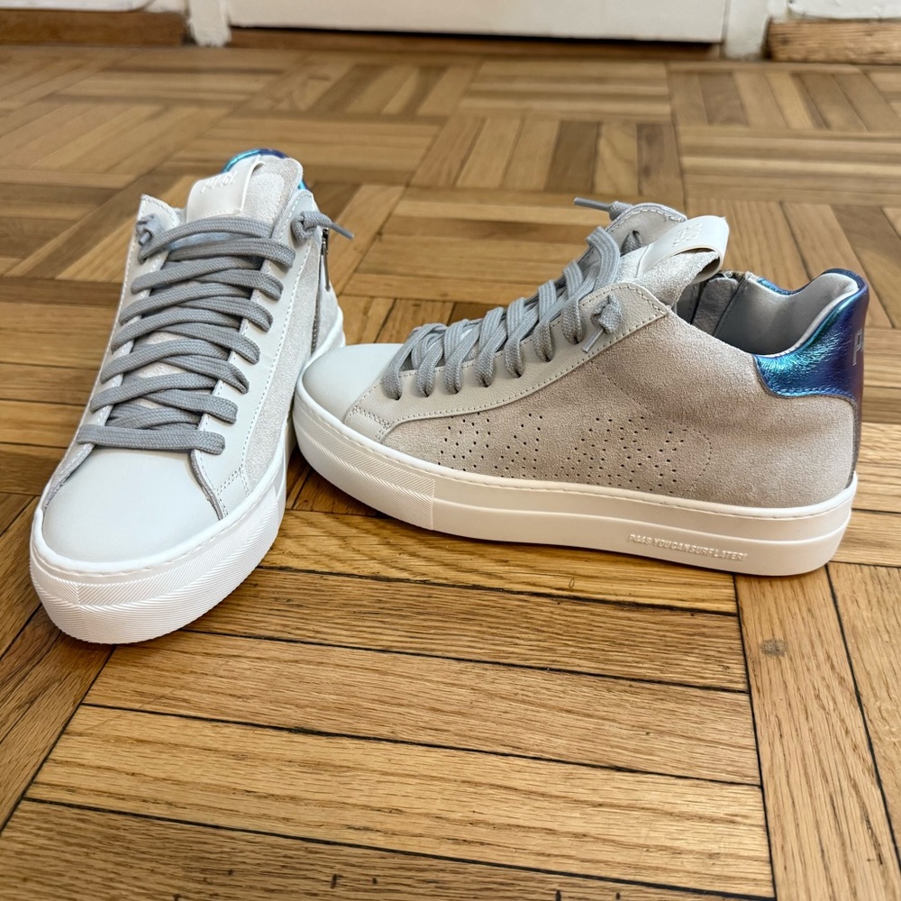 P448 NEW IN BOX size 6-6.5/ 36EU Thea Mid Top Sneaker
